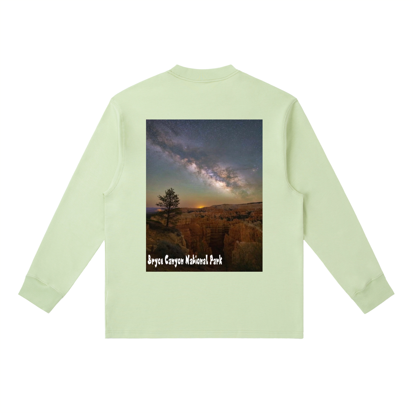 Bryce Canyon Milky Way Long Sleeve T Shirt  |   Unisex Dark Sky Collection  |   Stargazing National Park Tee