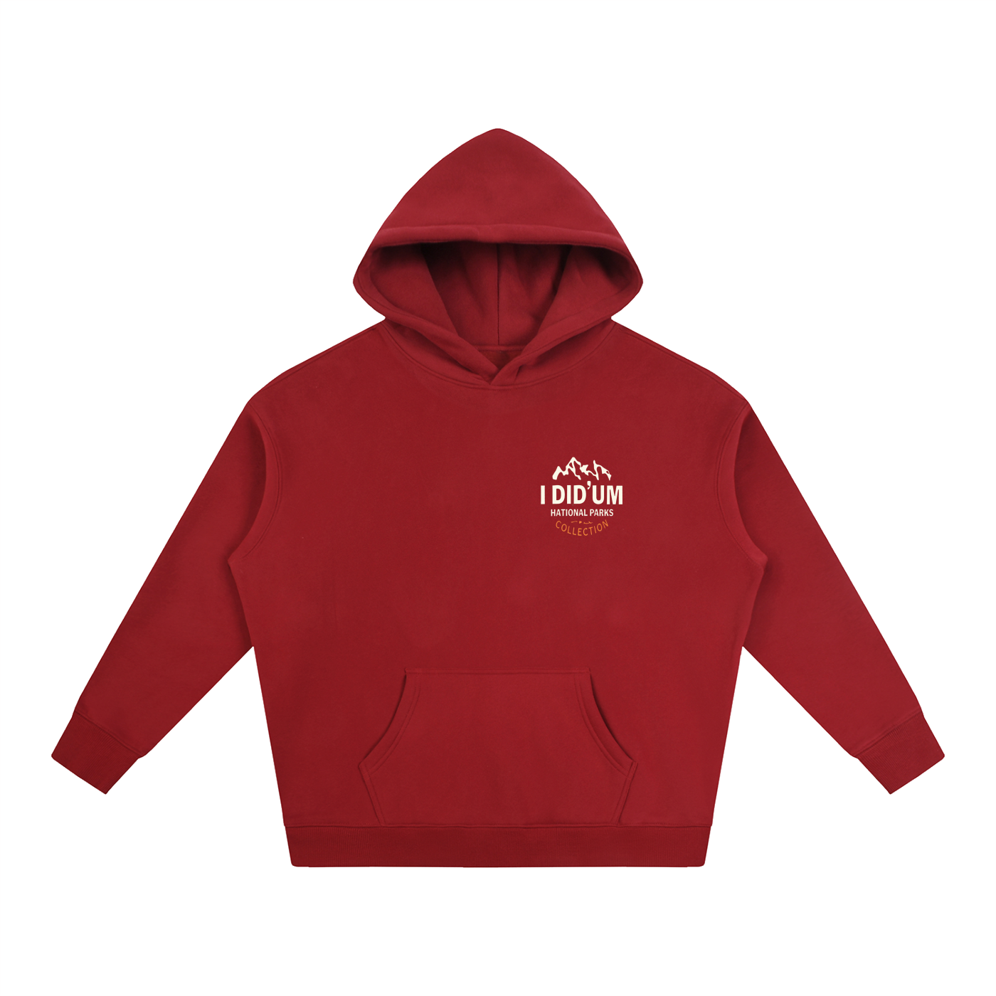 Angels Landing |  I did'um National Parks Collection  |  Oversize Fleeced Hoodie
