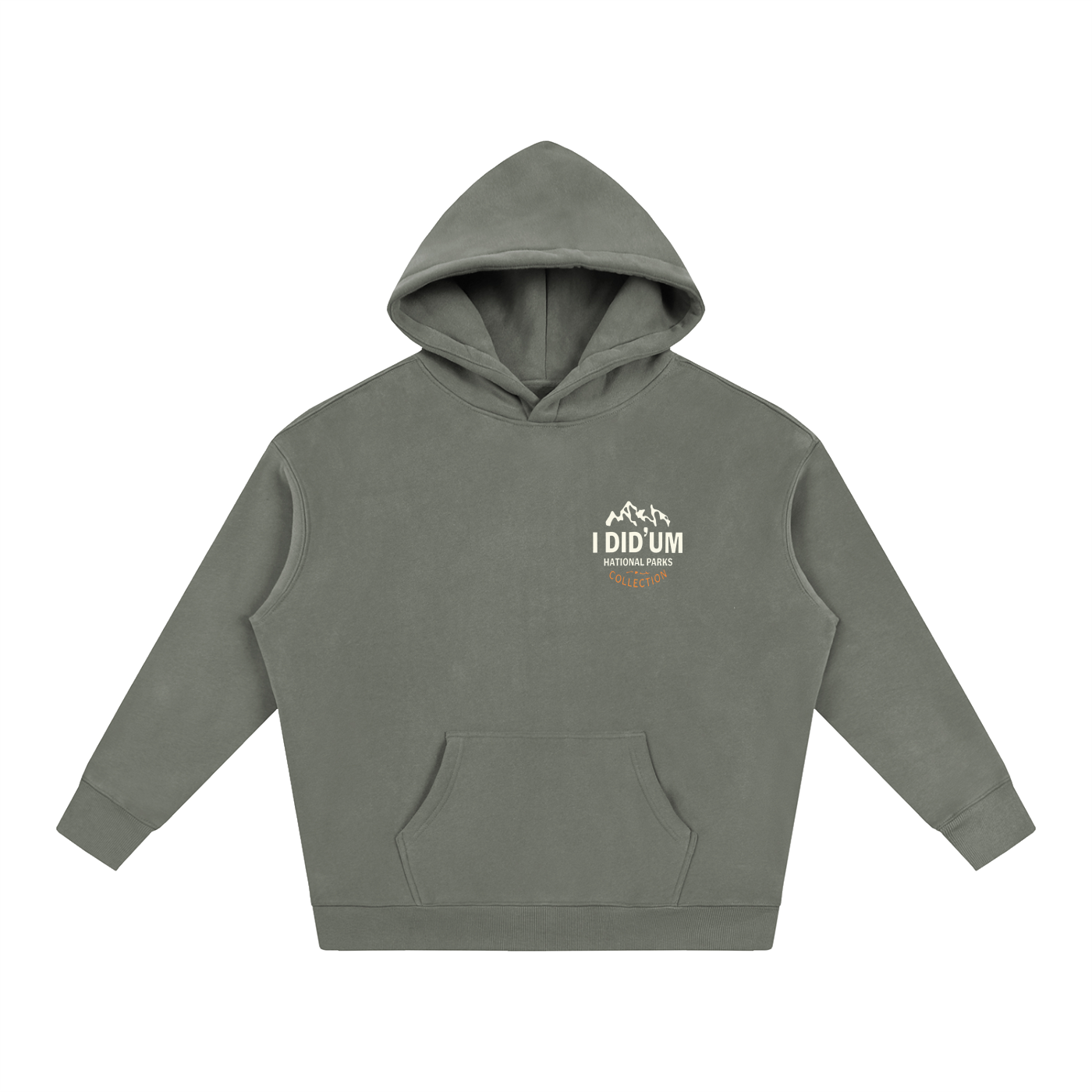 Angels Landing |  I did'um National Parks Collection  |  Oversize Fleeced Hoodie
