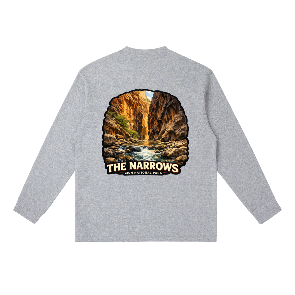 The Narrows Zion National Park " I did'um" Unisex long sleeve T-Shirt   |    Zion hiking adventure Tee