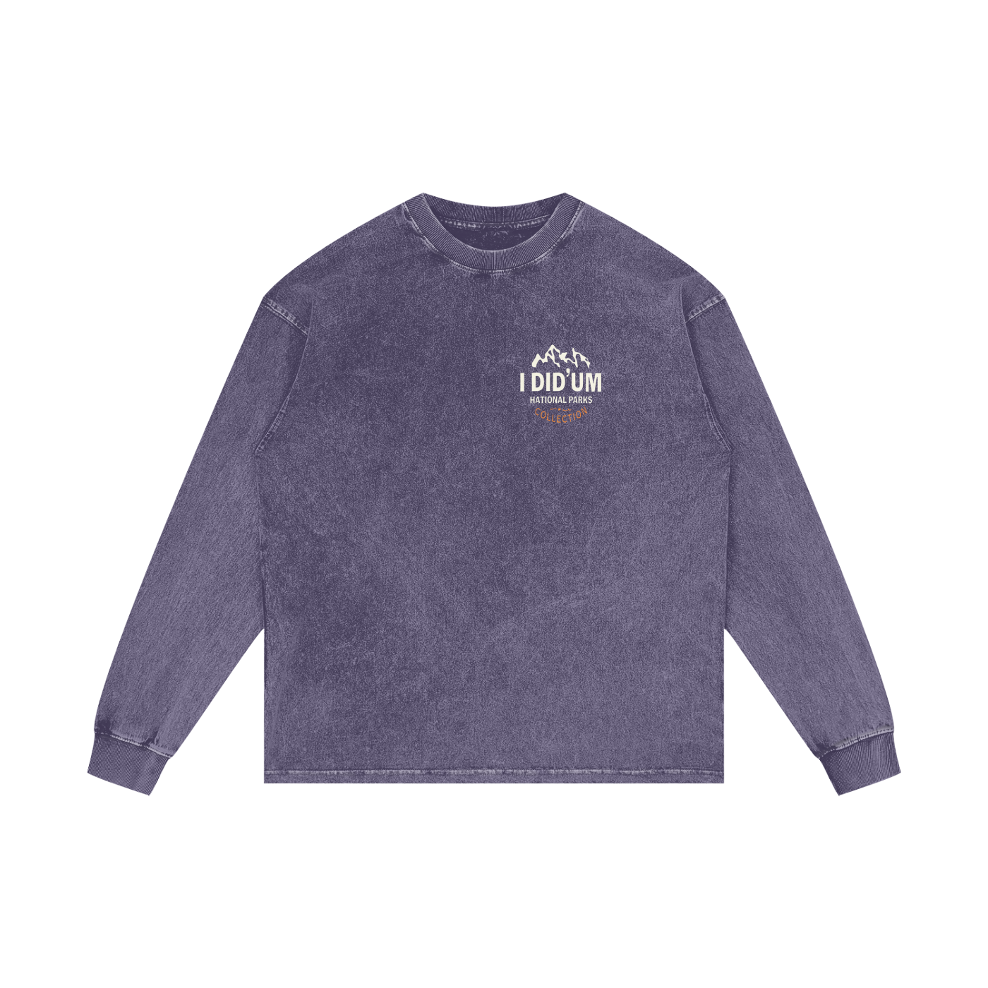 The Narrows  |  "I did'um"  National Parks Collection  |  Acid Wash Oversize Long Sleeve T-Shirt