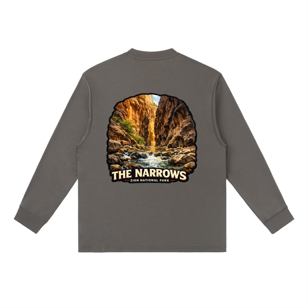 The Narrows Zion National Park " I did'um" Unisex long sleeve T-Shirt   |    Zion hiking adventure Tee