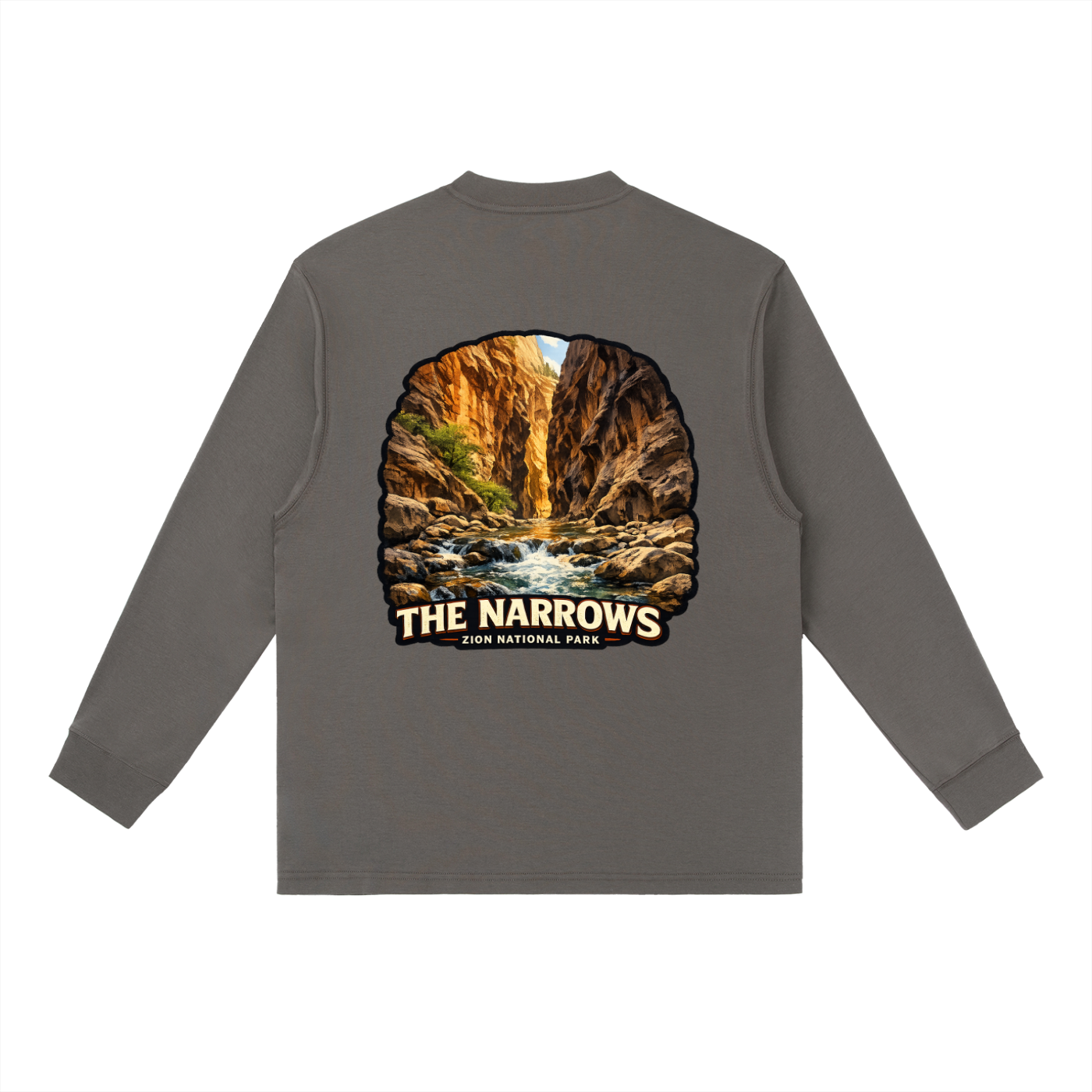 The Narrows Zion National Park " I did'um" Unisex long sleeve T-Shirt   |    Zion hiking adventure Tee