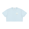 Women's Mineral Wash Cotton Crop T-Shirt