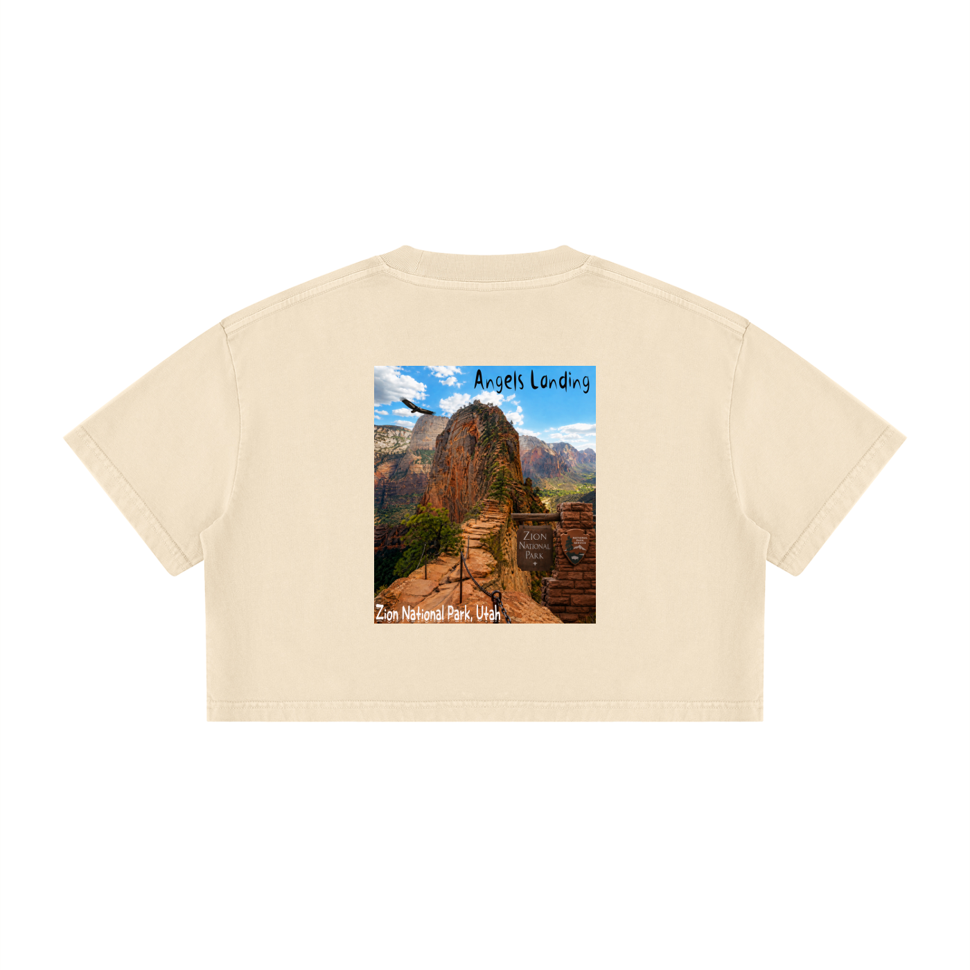 Women's Mineral Wash Cotton Crop T-Shirt